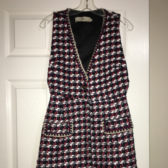 Tweed Overall Dress - Picture 2 of 3